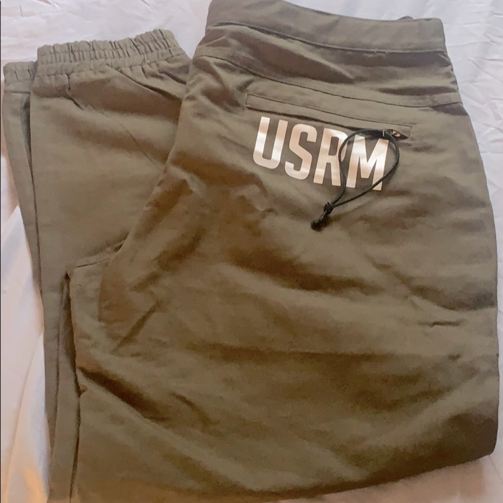 Army green pants